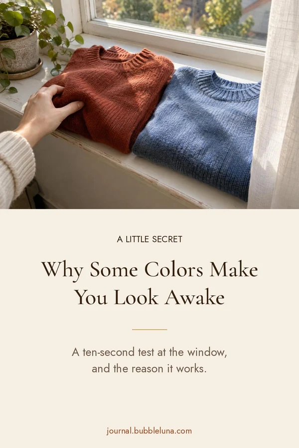 Why Some Colors Make You Look Awake (and How to Find Yours)